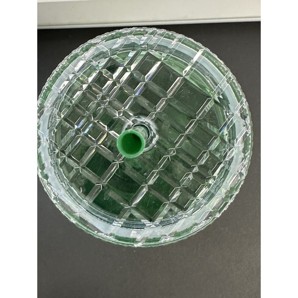 STARBUCKS STUDDED GREEN 24 OZ TUMBLER CUP WITH LID STRAW - Picture 3 of 7